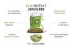 Foin enrubanné cheval